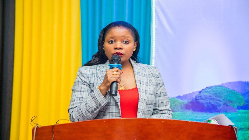 Tanzania Tea Board chairperson Mary Kipeja pictured in Dodoma city on Monday addressing a stakeholders’ meeting on the mixed fortunes of Tanzania’s tea industry over the years. 