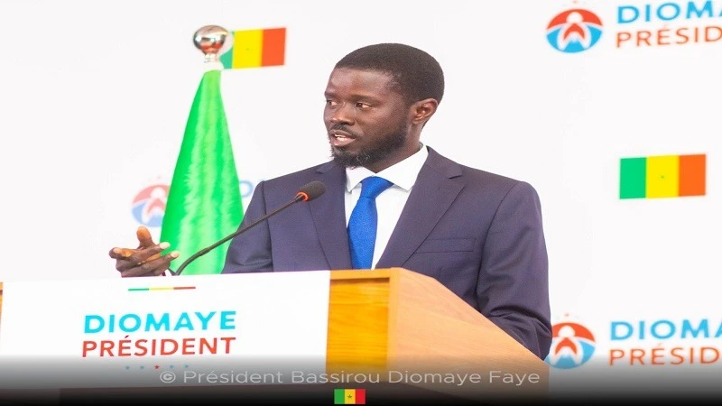 Senegal’s newly elected President, Bassirou Diomaye Faye