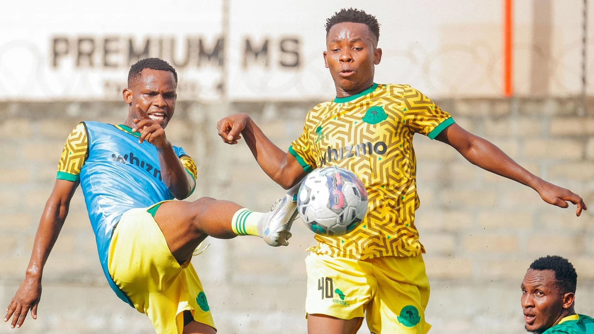 Tanzania's Yanga footballers are pictured training in Dar es Salaam recently in preparation for the 2023/24 CAF Champions League quarterfinals and NBC Premier League.