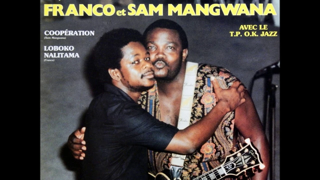 Kava ya albamu ya Sam Mangwana.