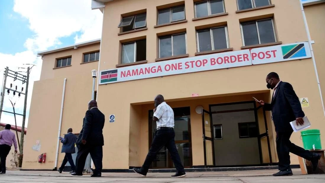  Kenya and Tanzania One Stop Border Post of Namanga.