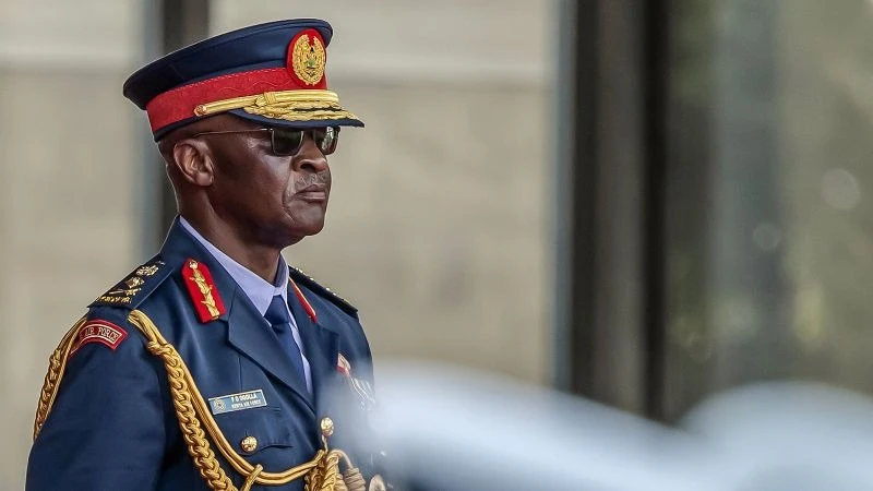  Kenya’s Chief of Defence Forces (CDF), General Francis Ogolla
