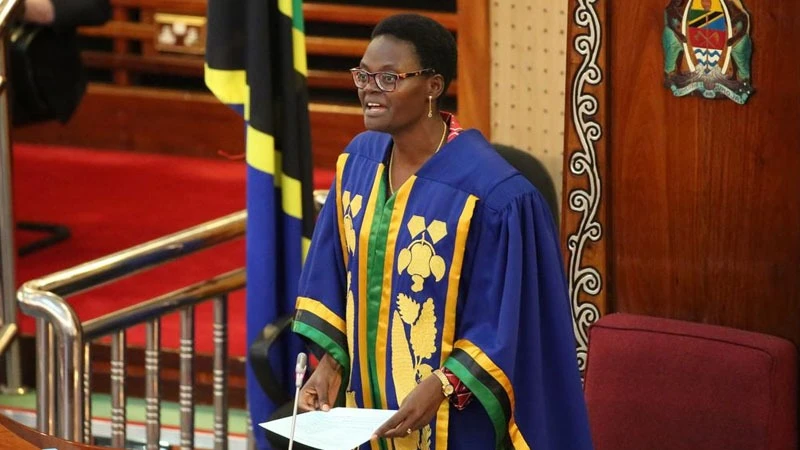 Dr Tulia Ackson, the Speaker of the National Assembly