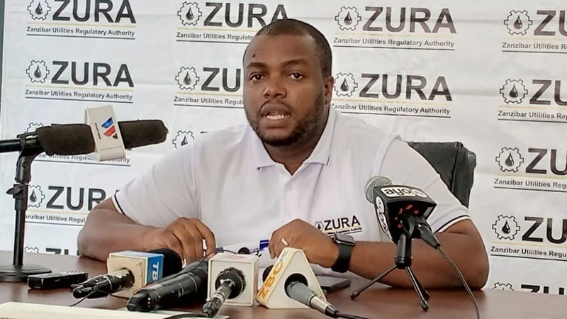 Mbaraka Hassan Haji, the head of communication and public relations at the Zanzibar Utilities Regulatory Authority (ZURA)