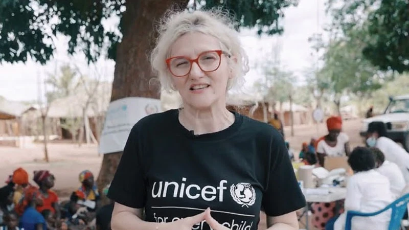 UNICEF Regional Director for Eastern and Southern Africa Etleva Kadilli