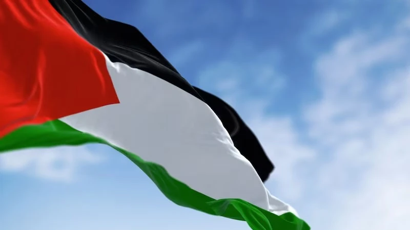 The flag of Palestine