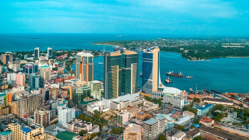 The commercial city of Dar es Salaam accounts for the largest share of the country’s economic activities.