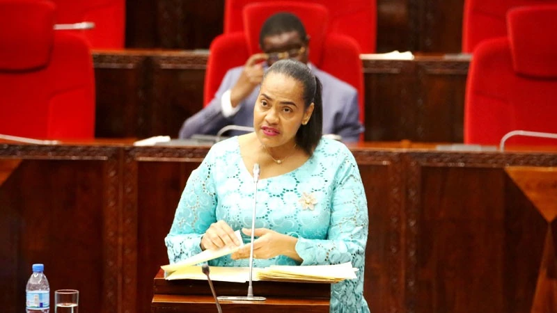 Angellah Kairuki, the Natural Resources and Tourism minister