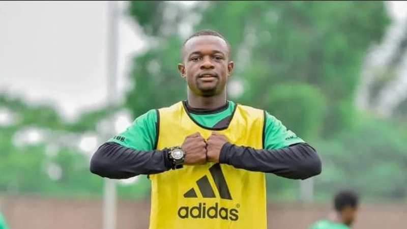 Elie Mpanzu, a striker from AS Vita Club