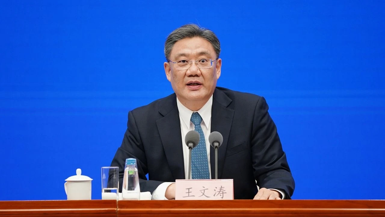 China’s Minister of Commerce Wang Wentao.