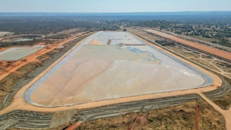 Tailings storage facility. 