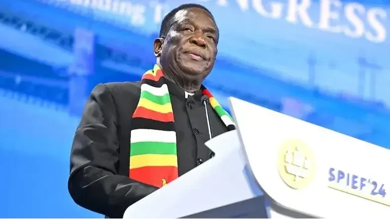  Zimbabwean President Emmerson Mnangagwa.