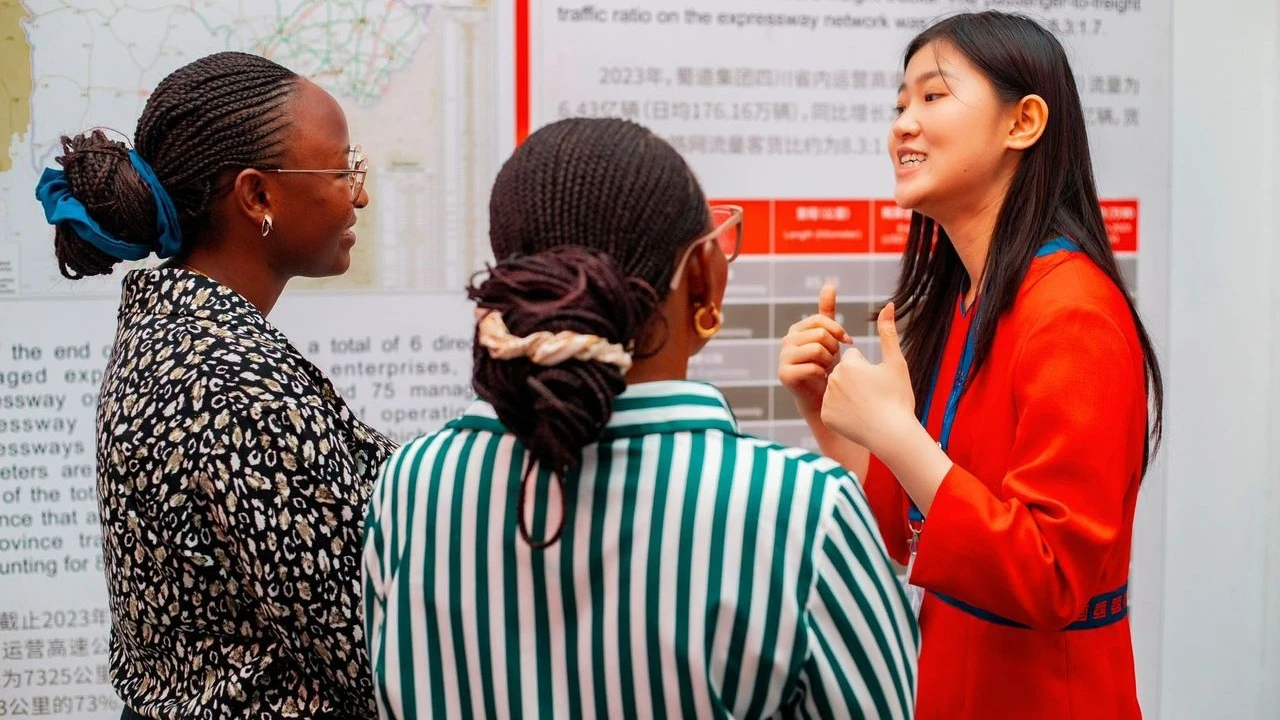 The company’s Foreign Business Manager An Ling at the the ongoing 48th Dar es Salaam International Trade Fair (DITF 2024).