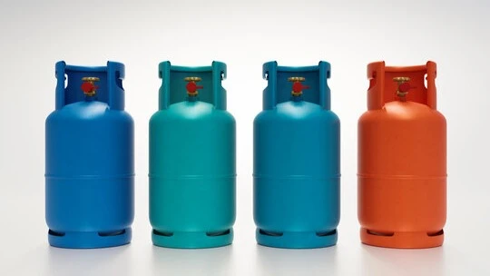 LPG cylinders.