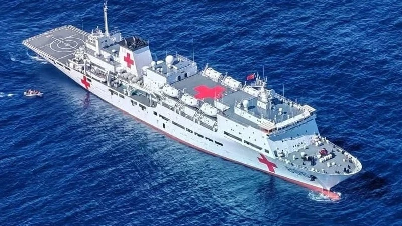 Chinese Naval ship 'Ark Peace'