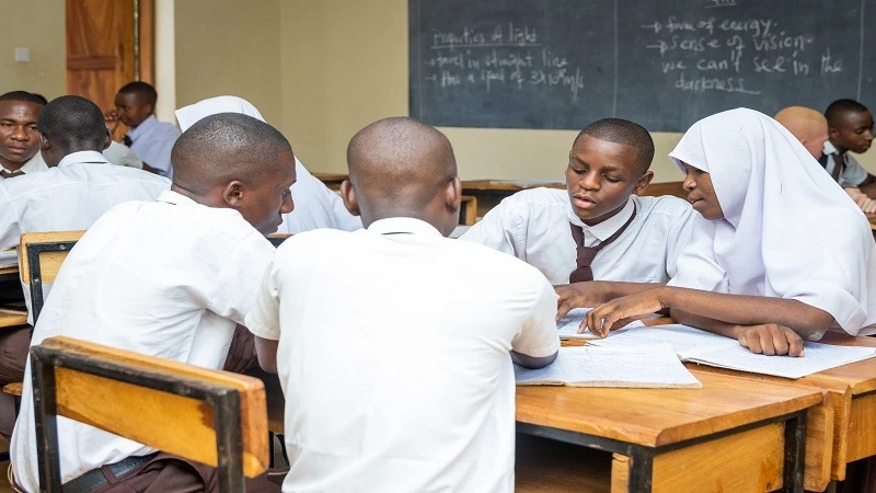 Some students, who have benefited from the Future Forward Education Programme