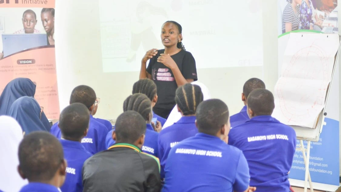 Students at Bagamoyo Secondary School are being empowered with health education.