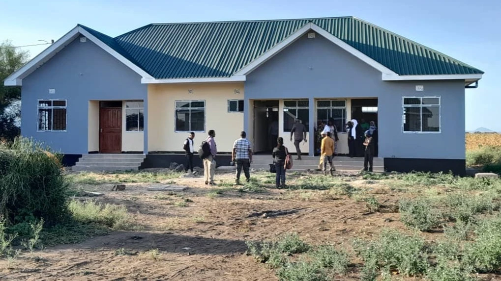 
A three-in-one staff quarter constructed at the Bwawani Health Centre.