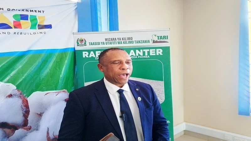 The Tanzania Cotton Board (TCB) Acting Director James Shimbe: