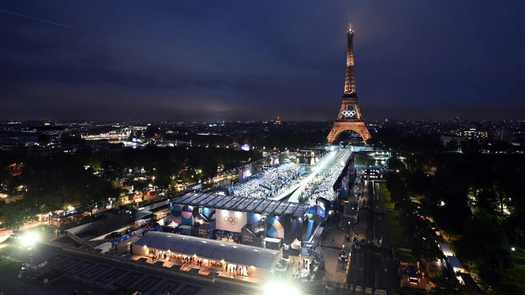 The opening ceremony of the Paris 2024 Olympic Games is held on July 26, 2024.