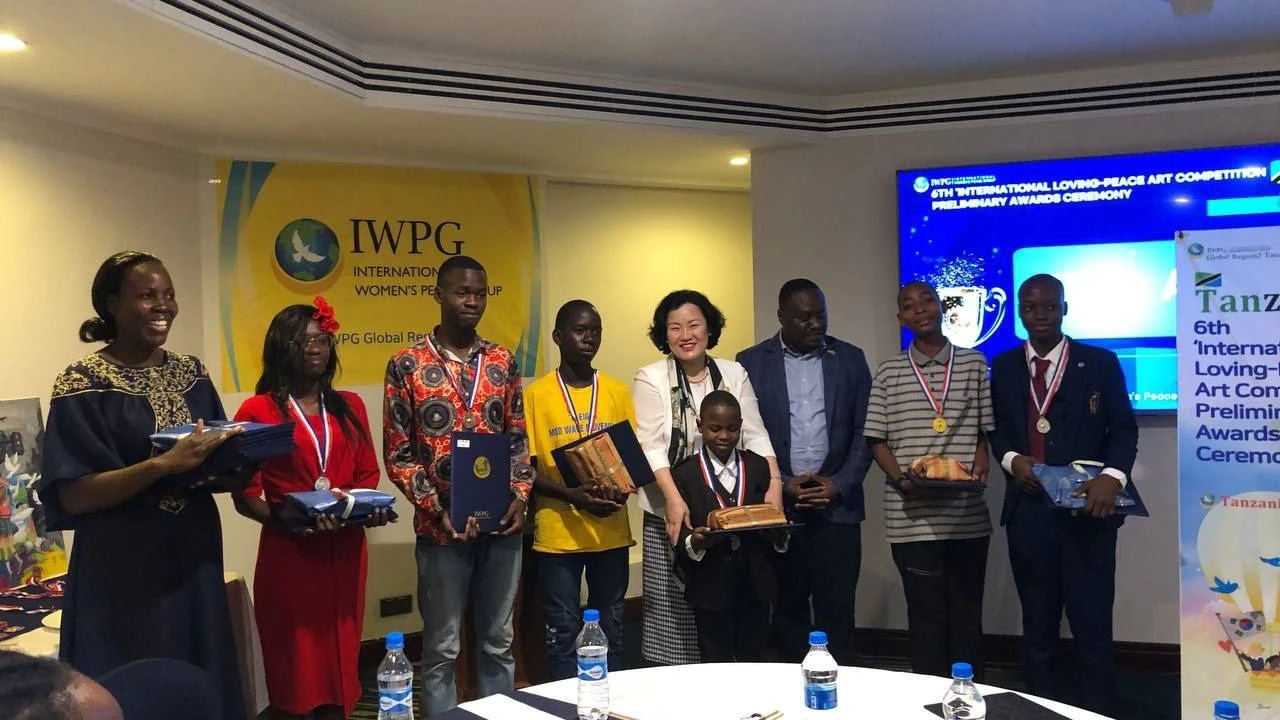 IWPG, International Loving Peace Art Competition Tanzania Preliminary Awards Ceremony Held.