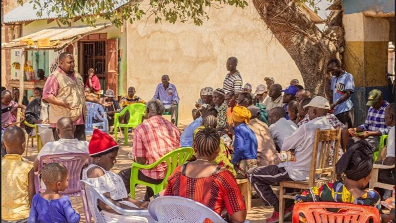 Some farmers at the recent post-harvest management training in Tanganyika District, Katavi Region