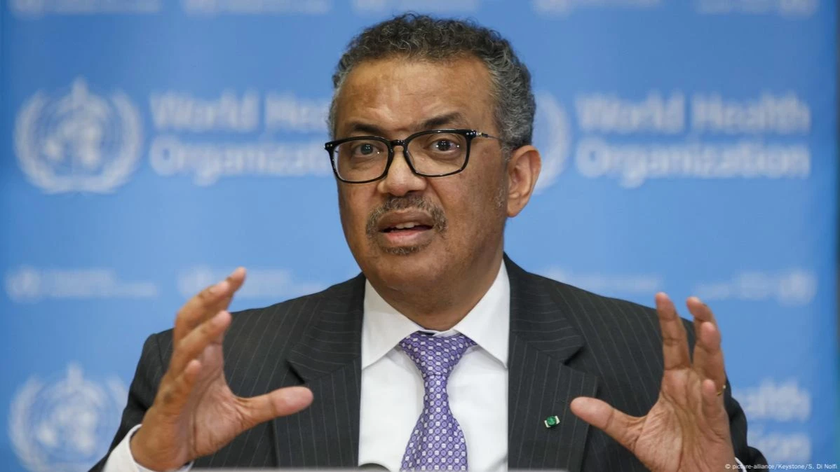 WHO Director-General Dr Tedros Adhanom Ghebreyesus