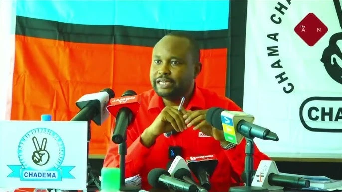  Katibu Mkuu wa CHADEMA, John Mnyika