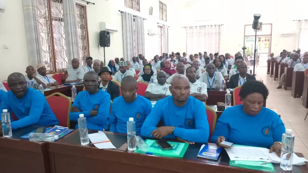 Members of the Tanzania Community Forest Conservation Network (MJUMITA) across six geographical zones attending the 24th MJUMITA Annual General Meeting held last week in Morogoro Region.