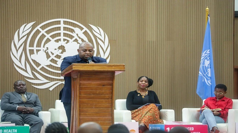 Dar es Salaam Regional Medical Officer Dr Mohamedi Mang’wa addresses health stakeholders at the commemoration of World Contraception Day in Dar es Salaam yesterday. 