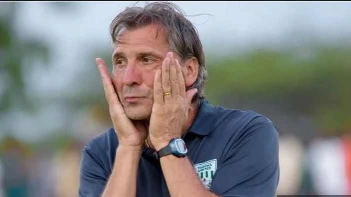 Pamba Jiji FC's head coach, Goran Kopunovic