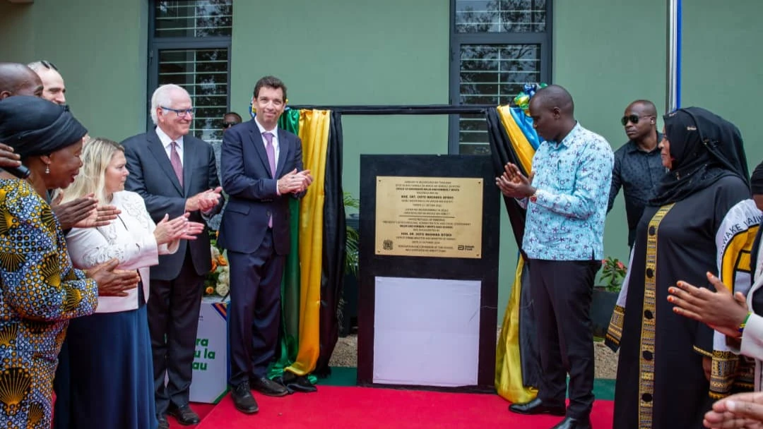 Deputy Prime Minister and Energy minister Dr Doto Biteko inaugurates recently refurbished Miles and Kimberly White Secondary School at Mapatano in Tanga Region earlier this week in part so as to have capacity to accommodate 800 science stream students. 