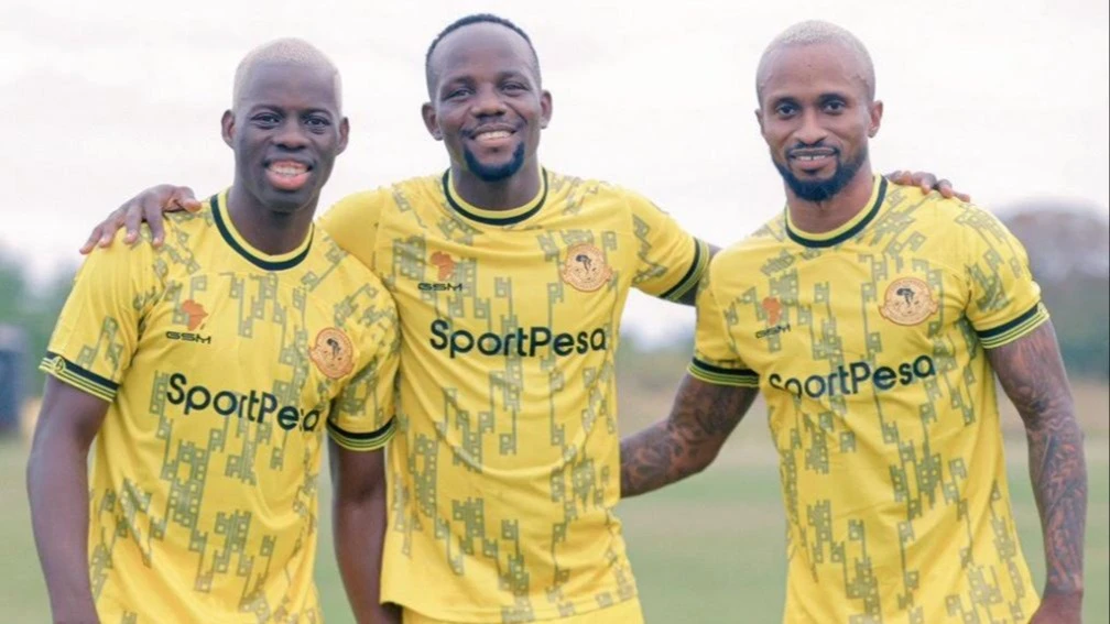 Young Africans attacking midfielders: From left Stephane Aziz Ki, Clatous Chama and Pacome Zouzoua.