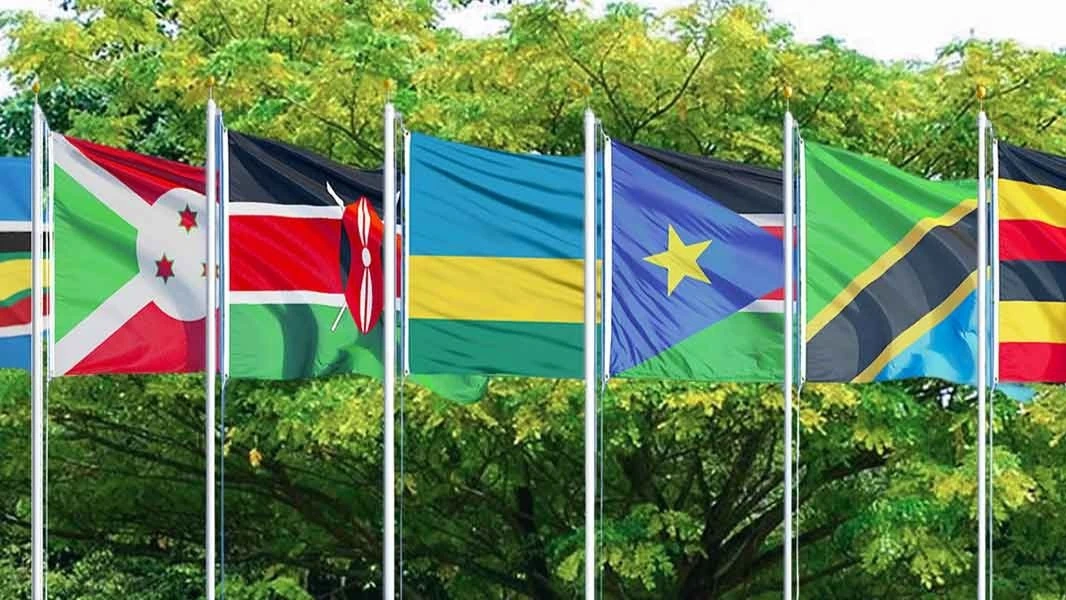 East African Community (EAC) Flags