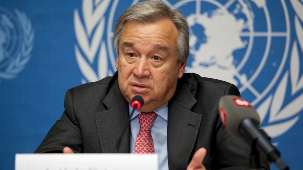 UN Secretary-General Antonio Guterres.