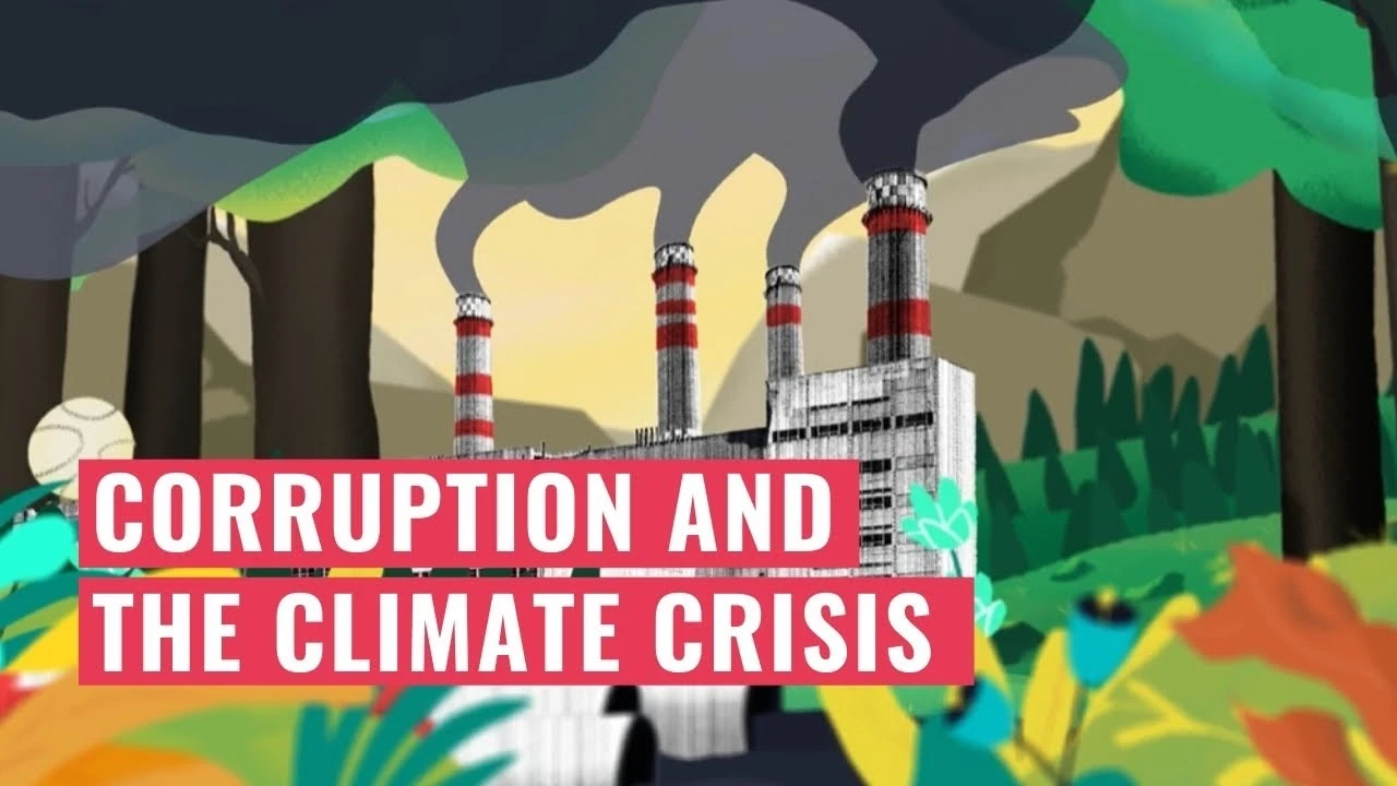 Corruption impeding nations, global  climate change financing systems