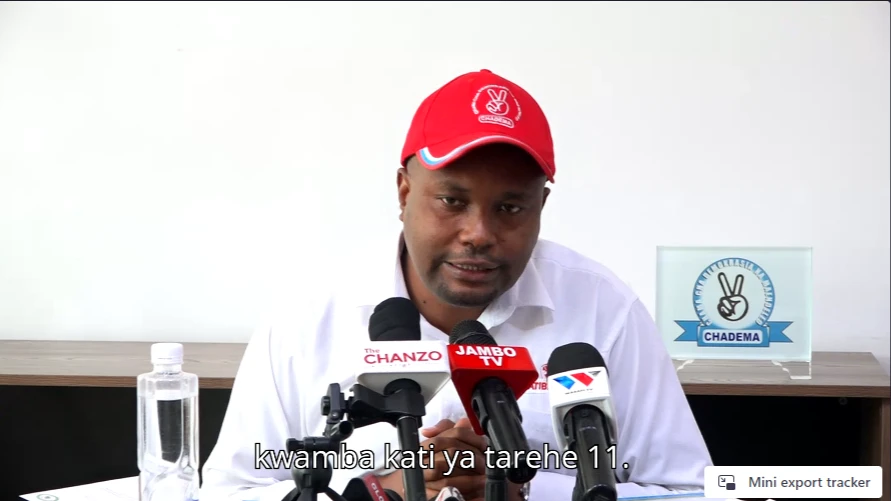 Katibu Mkuu wa CHADEMA, John Mnyika.