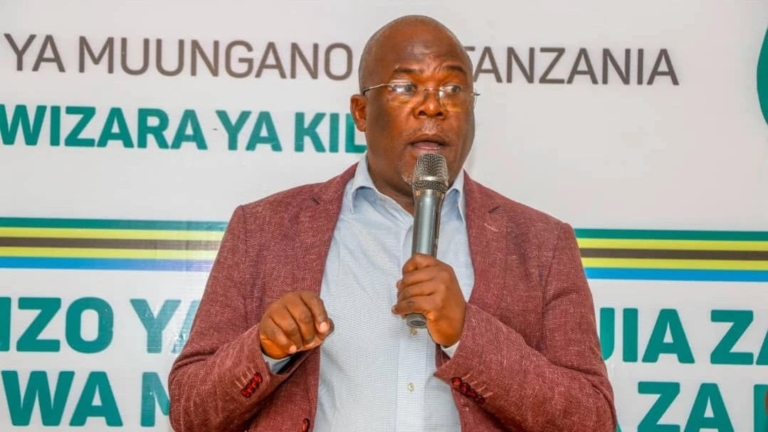 
ASA's Acting Chief Executive Officer (CEO), Leo Mavika, addresses the audience during the opening of a special training for the Agency's agricultural extension officers in Dodoma region.