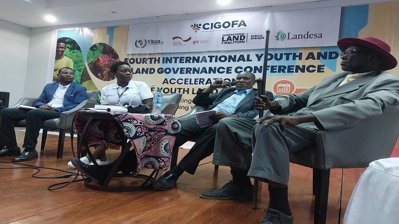 
Some participants in the just-ended Fourth International Conference on Youth and Land Governance in Africa (CIGOFA 4)