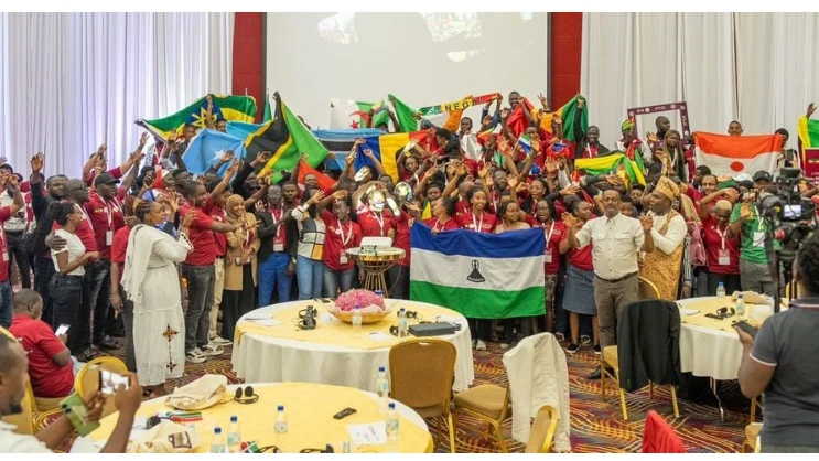 Participants during the First Thousand Africa Youth Summit on food systems and agroecology in Addis Ababa, Ethiopia.