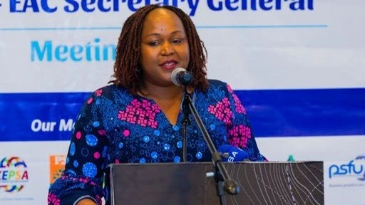 Veronica Nduva, the EAC secretary general