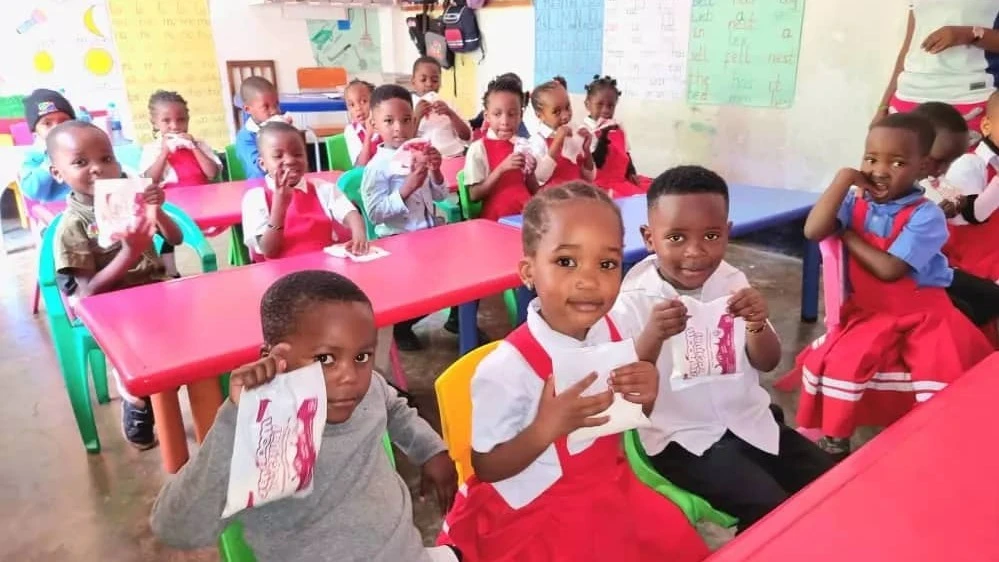 Some pupils in Mbeya region enjoy free milk from the School Milk Feeding Program implemented by the Tanzania Dairy Board (TDB) across the country. 