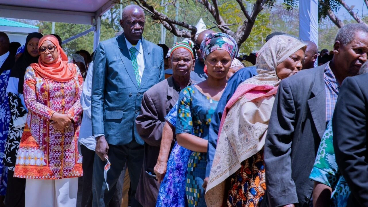 President Samia lines up to register for the 2024 local government election slated for November 27, this year.