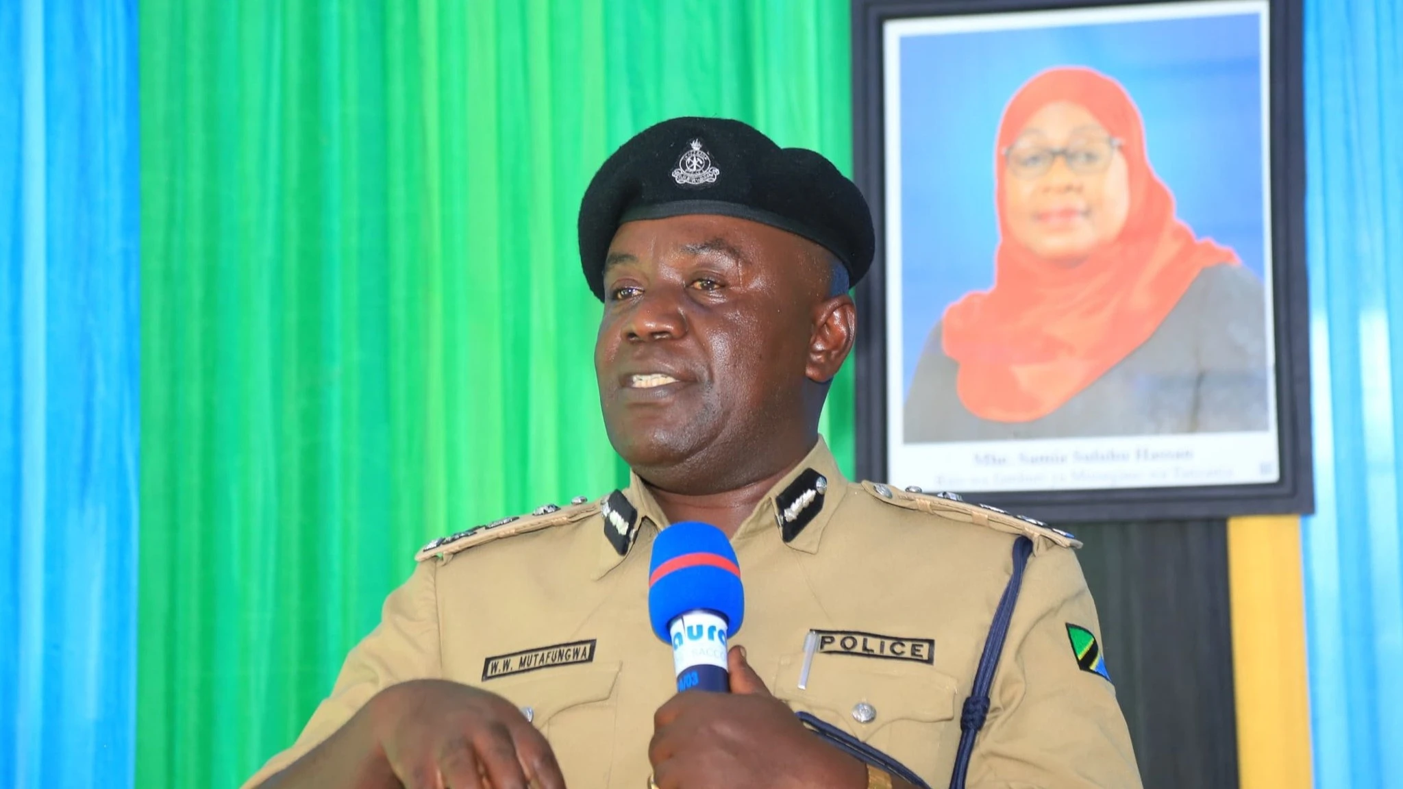 Kamanda wa Polisi Mkoa wa Mwanza, DCP Wilbrod Mutafungwa.