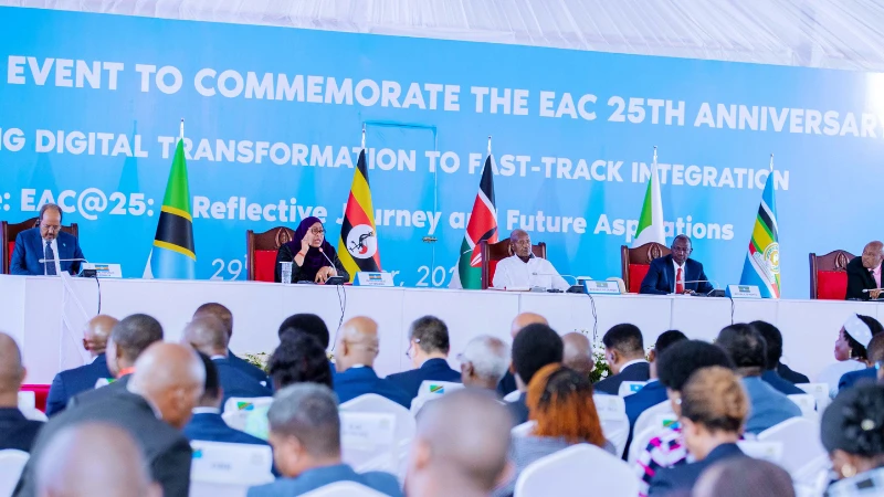 EAC leaders mark Silver  Jubilee of 1999 protocols.