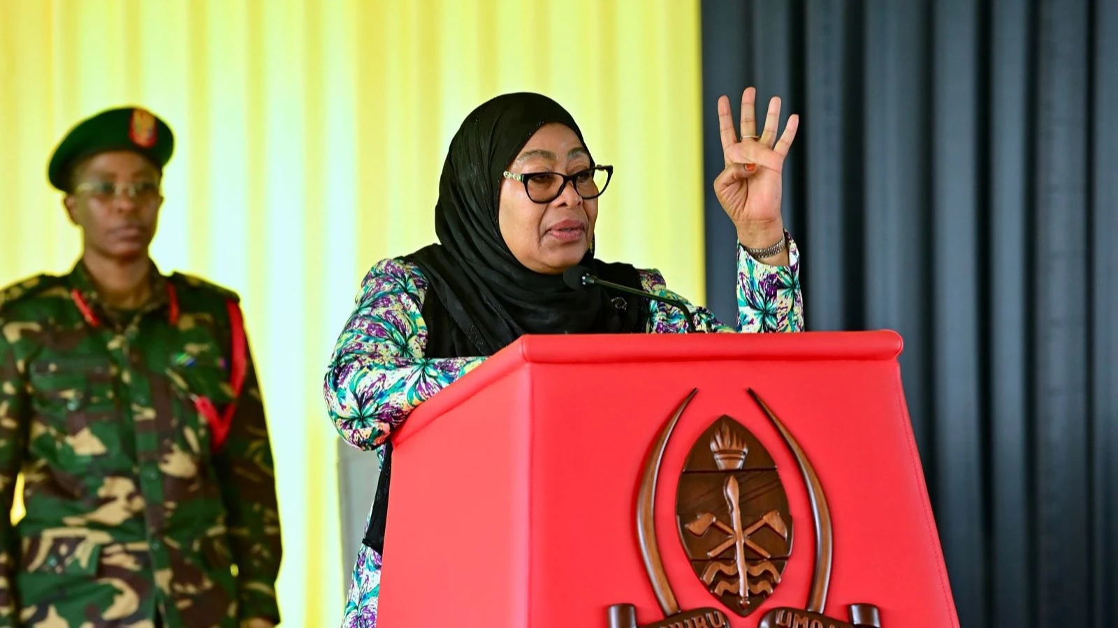 Rais Samia Suluhu Hassan.