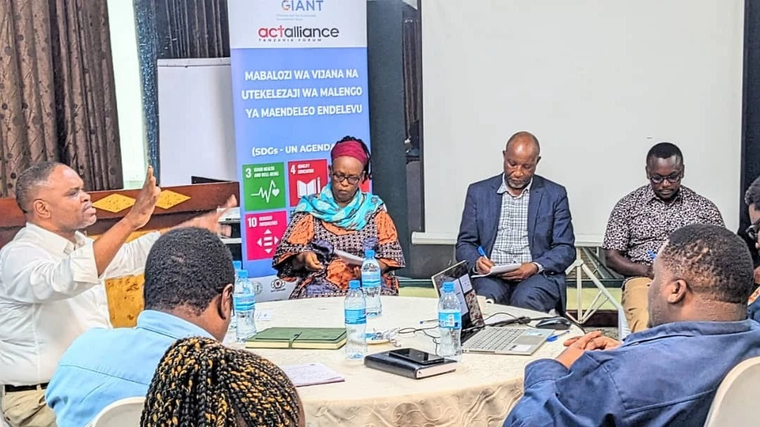 High-level faith leaders and government officials discussing issues related to climate change and the urgency for stakeholders to respond collectively. 