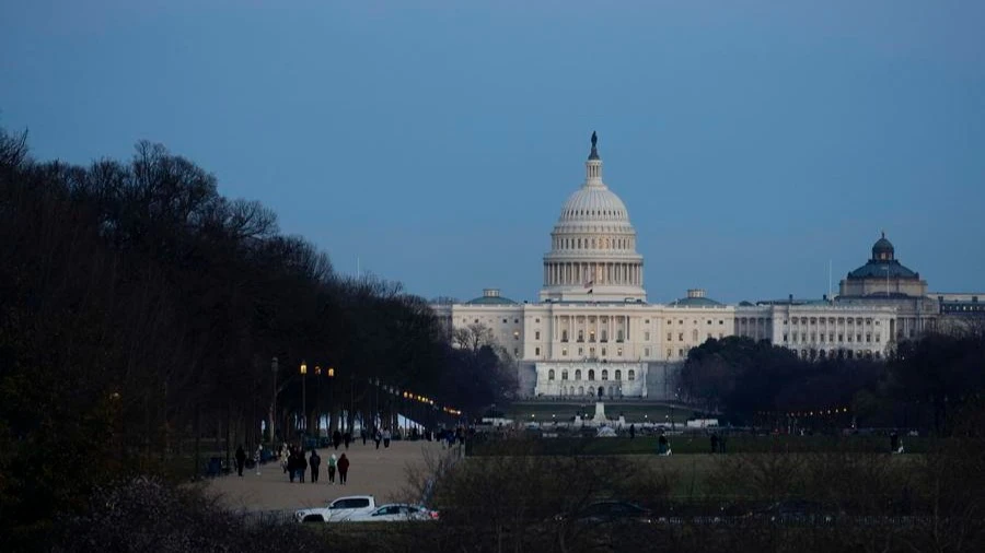 This photo taken on Jan. 5, 2024 shows the U.S. Capitol building in Washington, D.C., the United States. 