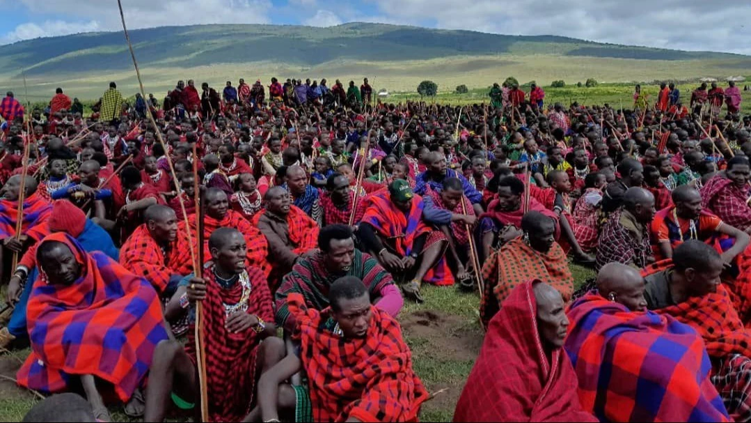 Maasai at the Ngorongoro Conservation Area (NCA).