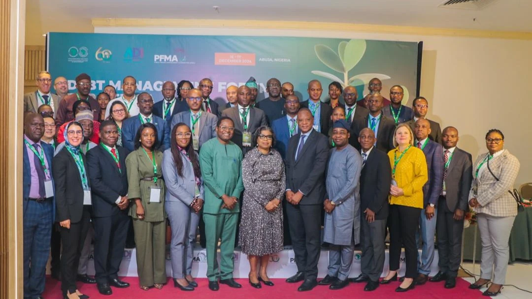 Participants at the opening of the Debt Management Forum for Africa and the first policy dialogue on "Making Debt Work for Africa: Policies, Practices and Options". Held in Abuja